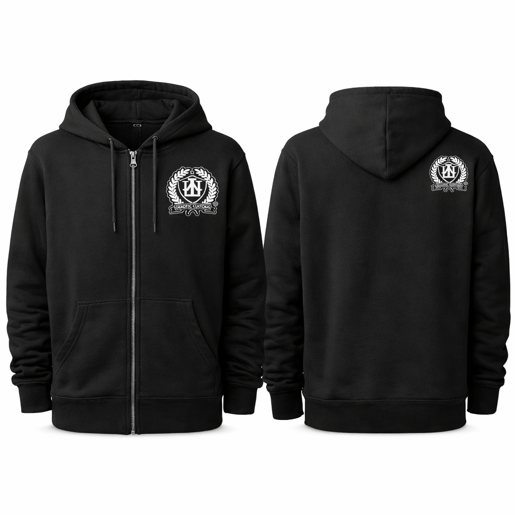 Chaotic Zip-Up Hoodie (embroidered)