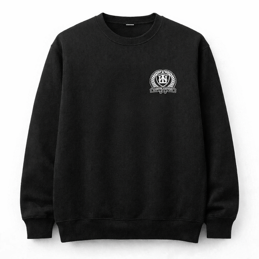 Chaotic Customs Black Crewneck Sweatshirt (Small logo)